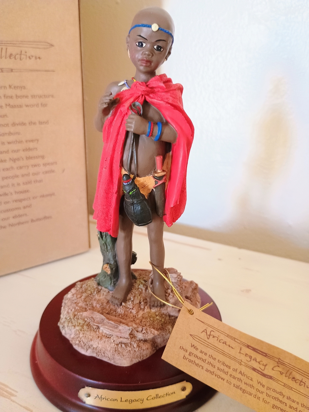 Red Cloak Figurine - Decorative Kids Toy